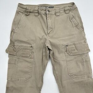 Duluth Trading Cargo Pant Mens Tag 34x32 Actual 32x30 Flex Fire Hose Slim Fit